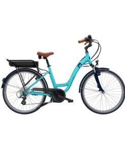 Vélo de Ville Électrique Moovin City D8 26" bleu