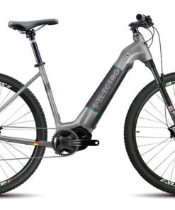 Vélo électrique ville Silverback S-Electro Stepdown Silver-Teal