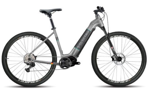 Vélo électrique ville Silverback S-Electro Stepdown Silver-Teal